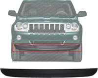 Front Lower Valance Air Dam Primed Plastic Direct Replacement Compatible With 2005-2007 Jeep Grand Cherokee CH1090130 5159125AB