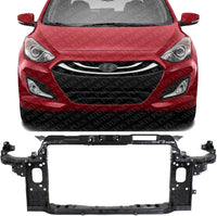Front Radiator Support Assembly Plastic Direct Replacement Compatible With 2011-2014 Hyundai Elantra HY1225169 641013X002