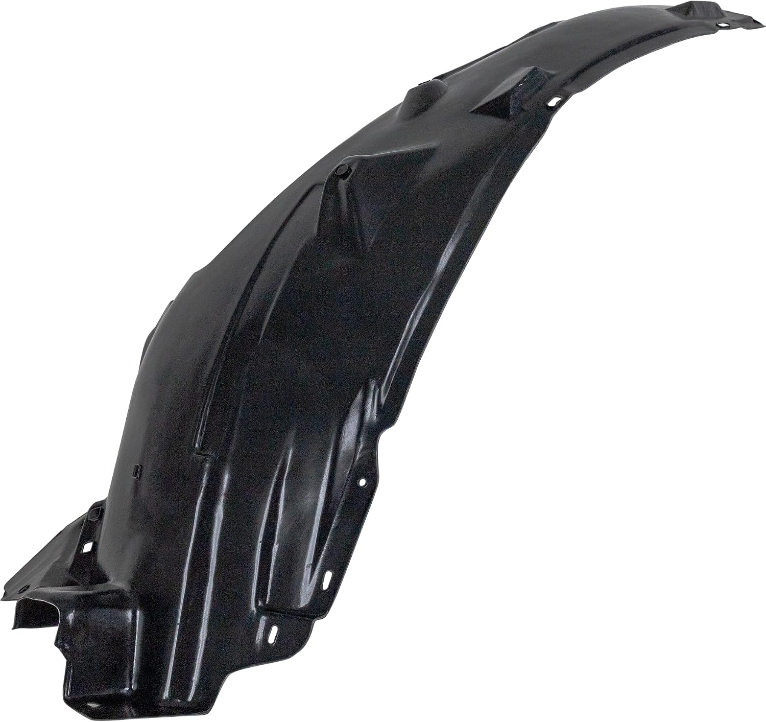 Front Fender Liner Rear Section Right Passenger Side Direct Replacement Compatible With 2007-2008 Infiniti G35 / 2009-2013 G37 IN1249107 63842JK000