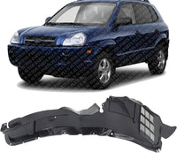 Front Fender Liner Left Driver Side Direct Replacement Compatible With 2005-2009 Hyundai Tucson HY1250111 868112E000