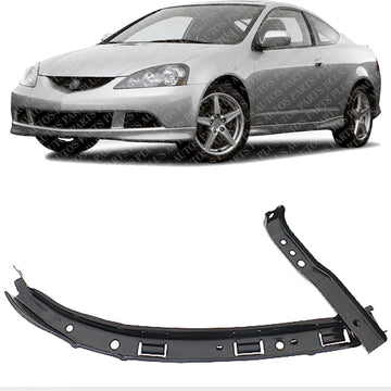 Front Bumper Reinforcement Bracket Left Driver Side Direct Replacement Compatible with 2005-2006 Acura RSX AC1026103 71190S6M010