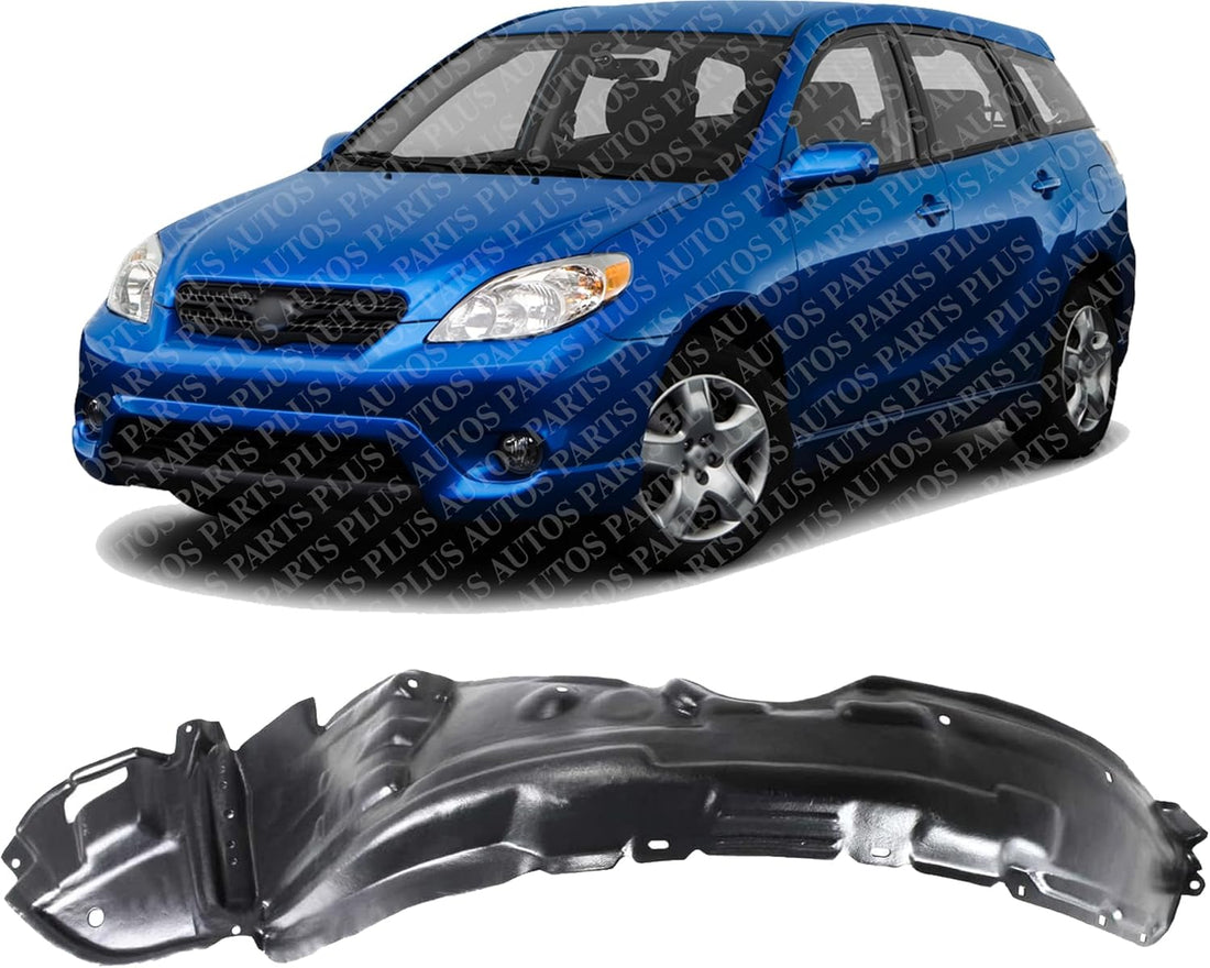 Front Fender Liner Left Driver Side Direct Replacement Compatible With 2003-2008 Toyota Matrix TO1248123 5387602110