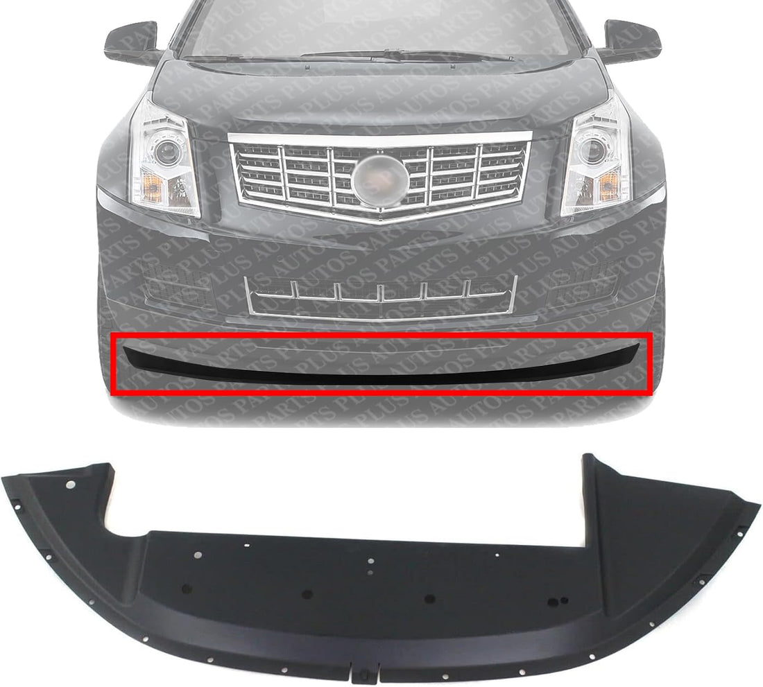 Front Lower Valance Air Deflector Textured Direct Replacement Compatible with 2010-2016 Cadillac SRX GM1092232 22992722