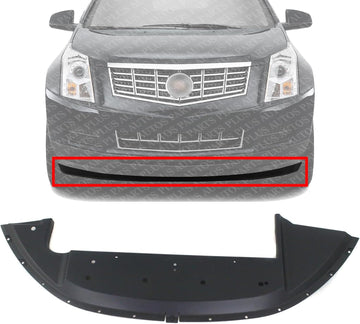 Front Lower Valance Air Deflector Textured Direct Replacement Compatible with 2010-2016 Cadillac SRX GM1092232 22992722