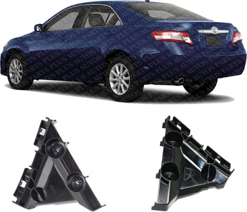 Set Of 2 Rear Bumper Cover Retainer Right Passenger & Left Driver Side Direct Replacement Compatible With 2007-2011 Toyota Camry TO1133103 TO1132103 5257506030 5257606030