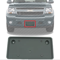 Front License Plate Bracket Bracket Direct Replacement Compatible with 2007-2013 Chevrolet Avalanche / 2007-2014 Suburban/Tahoe GM1068174 15851090