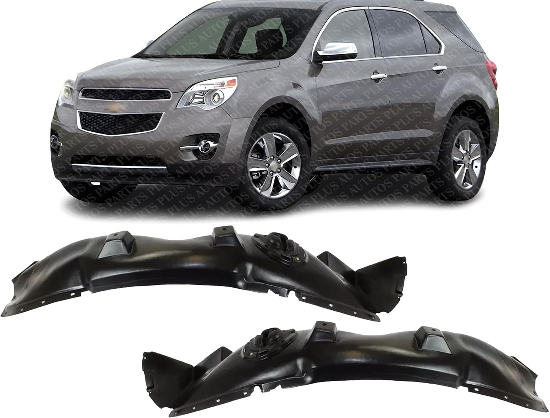 Set Of 2 Front Fender Liner Left Driver & Right Passenger Side Direct Replacement Compatible With 2010-2013 Chevrolet Equinox 22888599-PFM 22888600-PFM