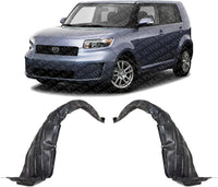 Set Of 2 Front Fender Liner Plastic Left Driver & Right Passenger Side Direct Replacement Compatible With 2008-2010 Scion xB SC1249106 SC1248106 5387512470 5387612450