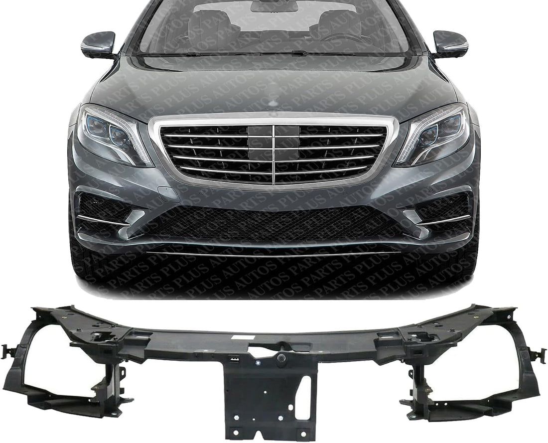 Front Radiator Support Assembly Plastic Direct Replacement Compatible With 2014-2020 Mercedes Benz S-Class MB1225185 2226209801
