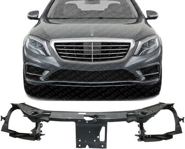 Front Radiator Support Assembly Plastic Direct Replacement Compatible With 2014-2020 Mercedes Benz S-Class MB1225185 2226209801