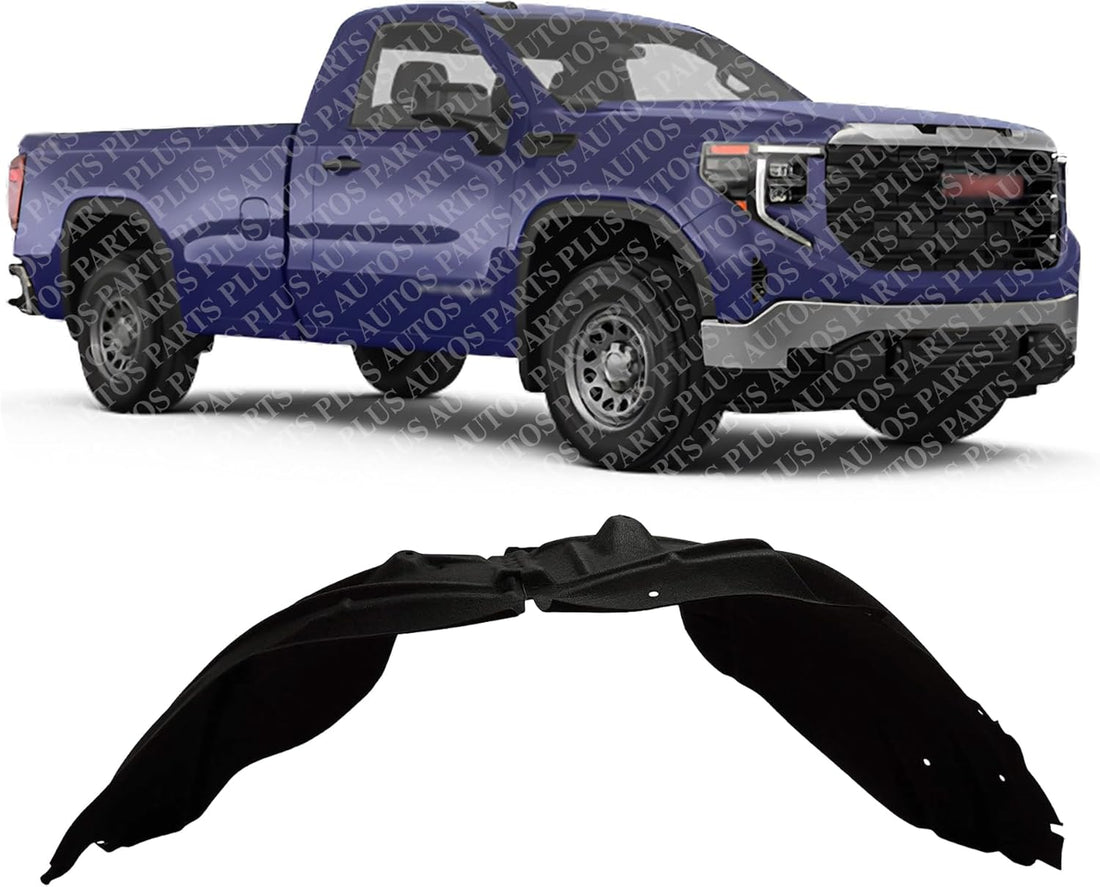 Front Fender Liner Right Passenger Side Direct Replacement Compatible with 2019-2023 GMC Sierra 1500 GM1249293 84533749