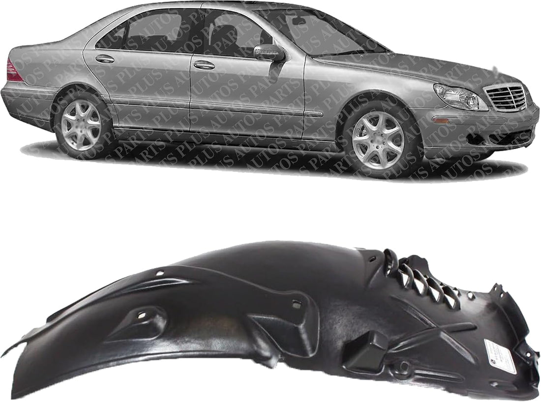 Front Section Fender Liner Right Passenger Side Direct Replacement Compatible With 2003-2006 Mercedes Benz S-Class MB1249116 2206904630