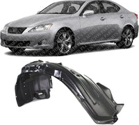 Front Fender Liner Left Driver Side Direct Replacement Compatible With 2008-2014 Lexus IS F LX1248108 5380653030