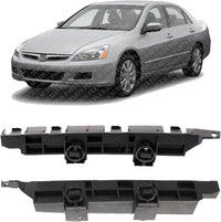 Set of 2 Front Bumper Retainer Bracket Left Driver & Right Passenger Side Direct Replacement Compatible with 2003-2007 Honda Accord HO1043101 HO1042101 71193SDAA01 71198SDAA01