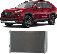 Front A/C Condenser Aluminum Core Direct Replacement Compatible With 2006-2012 Toyota RAV4 TO3030204 884600R011