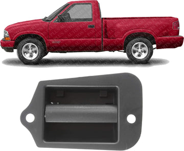 Rear Interior Door Handle Left Driver Side Direct Replacement Compatible with 1998 Isuzu Hombre / 1999-2003 Chevrolet S10 / GMC Sonoma GM1552101 15760310 19211052