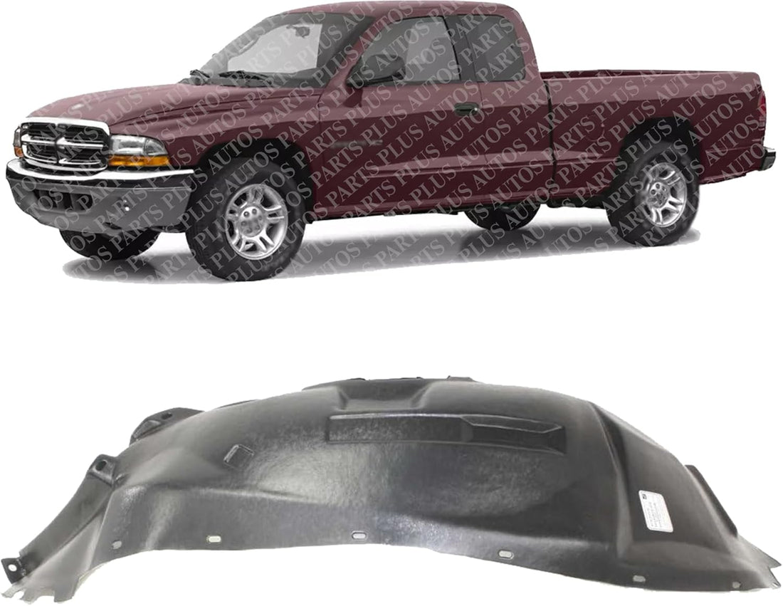 Front Fender Liner Left Driver Side Direct Replacement Compatible With 1997-2004 Dodge Dakota CH1248111 55257061AG