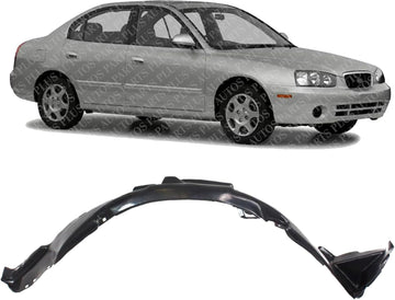 Front Fender Liner Right Passenger Side Direct Replacement Compatible With 2001-2003 Hyundai Elantra HY1249105 868122D000