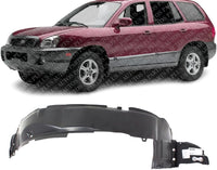 Front Fender Liner Left Driver Side Direct Replacement Compatible With 2001-2006 Hyundai Santa Fe HY1248107 8681126000