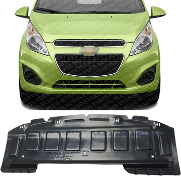Front Engine Splash Shield Under Cover Direct Replacement Compatible with 2013-2015 Chevrolet Spark GM1228165 95910193