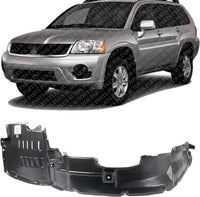 Front Fender Liner Left Driver Side Direct Replacement Compatible With 2006-2011 Mitsubishi Endeavor MI1250110 5370A397