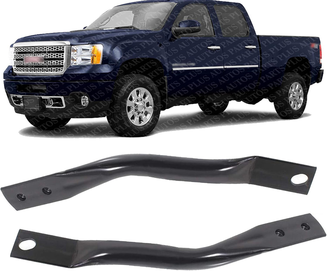Set Of 2 Front Bumper Bracket Steel Left Driver & Right Passenger Side Direct Replacement Compatible With 2011-2014 Chevrolet Silverado/GMC Sierra GM1063106 GM1062106