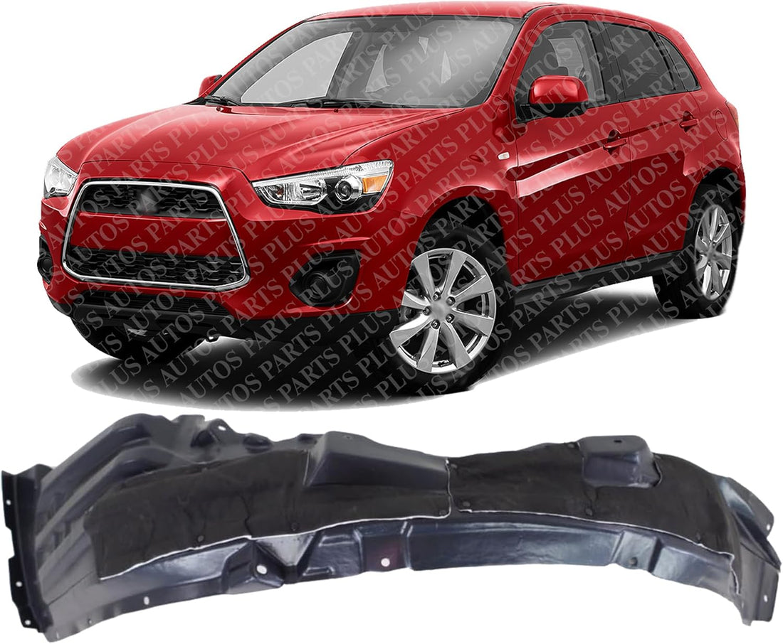 Front Fender Liner Left Driver Side Direct Replacement Compatible With 2014-2020 Mitsubishi Outlander MI1248129 5370B881