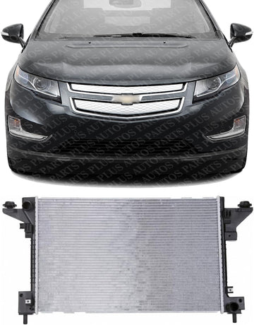 Front Radiator Aluminum Core Direct Replacement Compatible With 2011-2015 Chevrolet Volt GM3010545 22839735