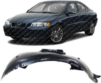 Front Fender Liner Left Driver Side Direct Replacement Compatible With 2001-2009 Volvo S60 / 2001-2007 V70 VO1248105 306556655