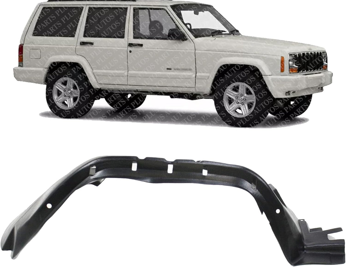 Front Fender Liner Right Passenger Side Direct Replacement Compatible With 1997-2001 Jeep Cherokee CH1249105 55175896AE