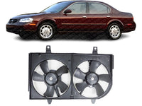 Front Radiator Cooling Fan Shroud Assembly Direct Replacement Compatible with 2000-2001 Nissan Maxima/Infiniti I30 NI3115113 B14815U002