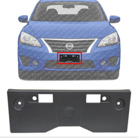 Front License Plate Brackets Textured Direct Replacement Compatible with 2013-2015 Nissan Sentra NI1068116 962103SH0A