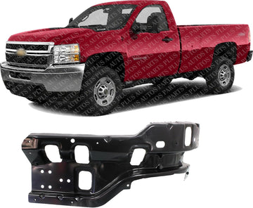 Front Bumper Bracket Steel Left Driver Side Direct Replacement Compatible With 2011-2014 Chevrolet Silverado 2500HD 3500HD GM1066193 25883351