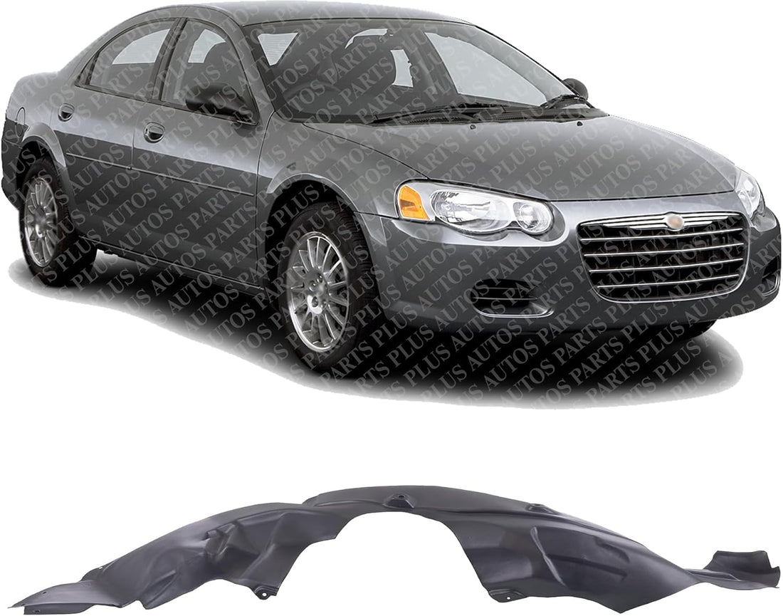 Front Fender Liner Rear Section Right Passenger Side Direct Replacement Compatible With 2001-2006 Chrysler Sebring/Dodge Stratus CH1249117 4878920AC