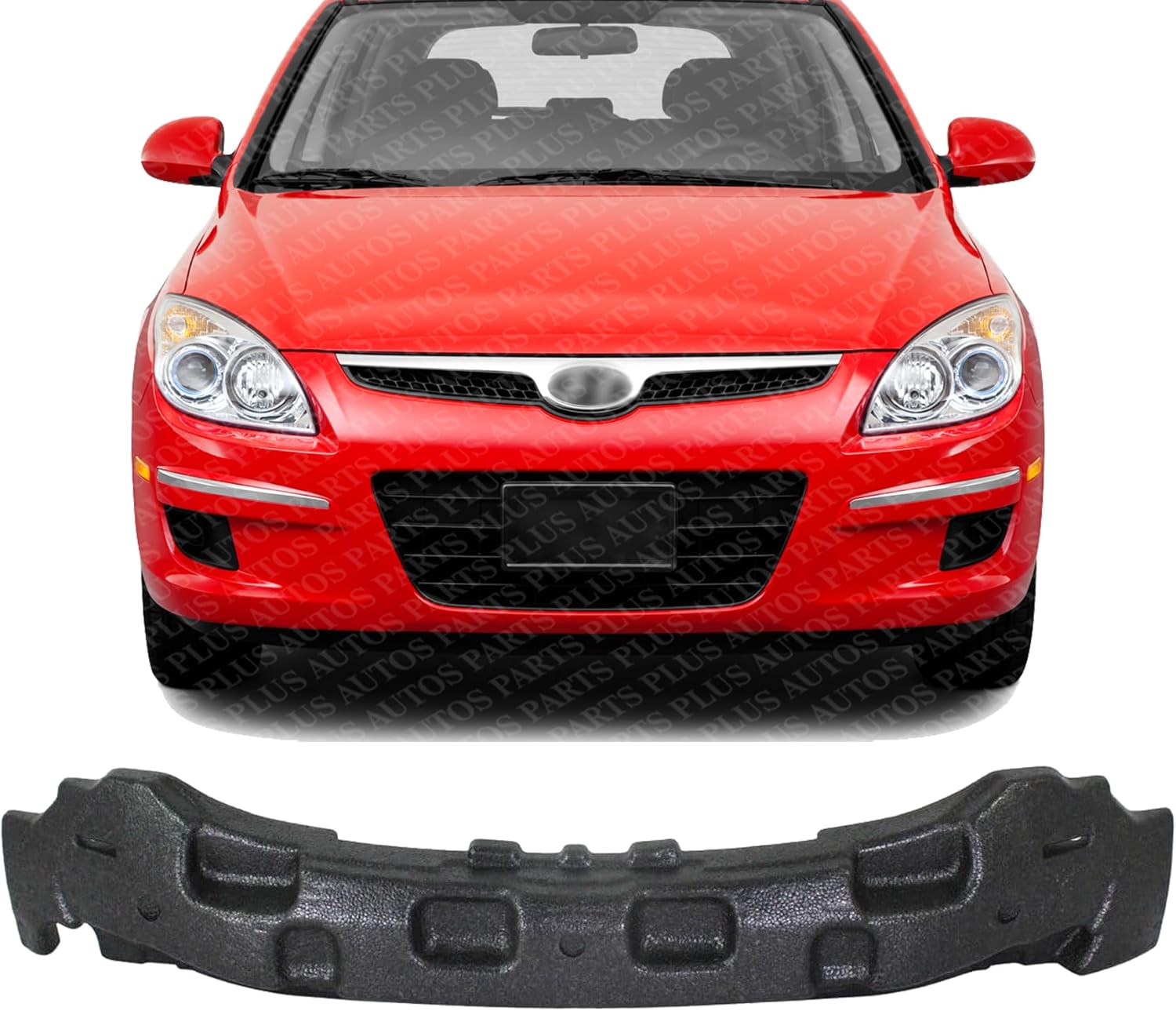 Front Bumper Absorber Direct Replacement Compatible With 2011-2013 Hyundai Elantra HY1070130 865203Y000