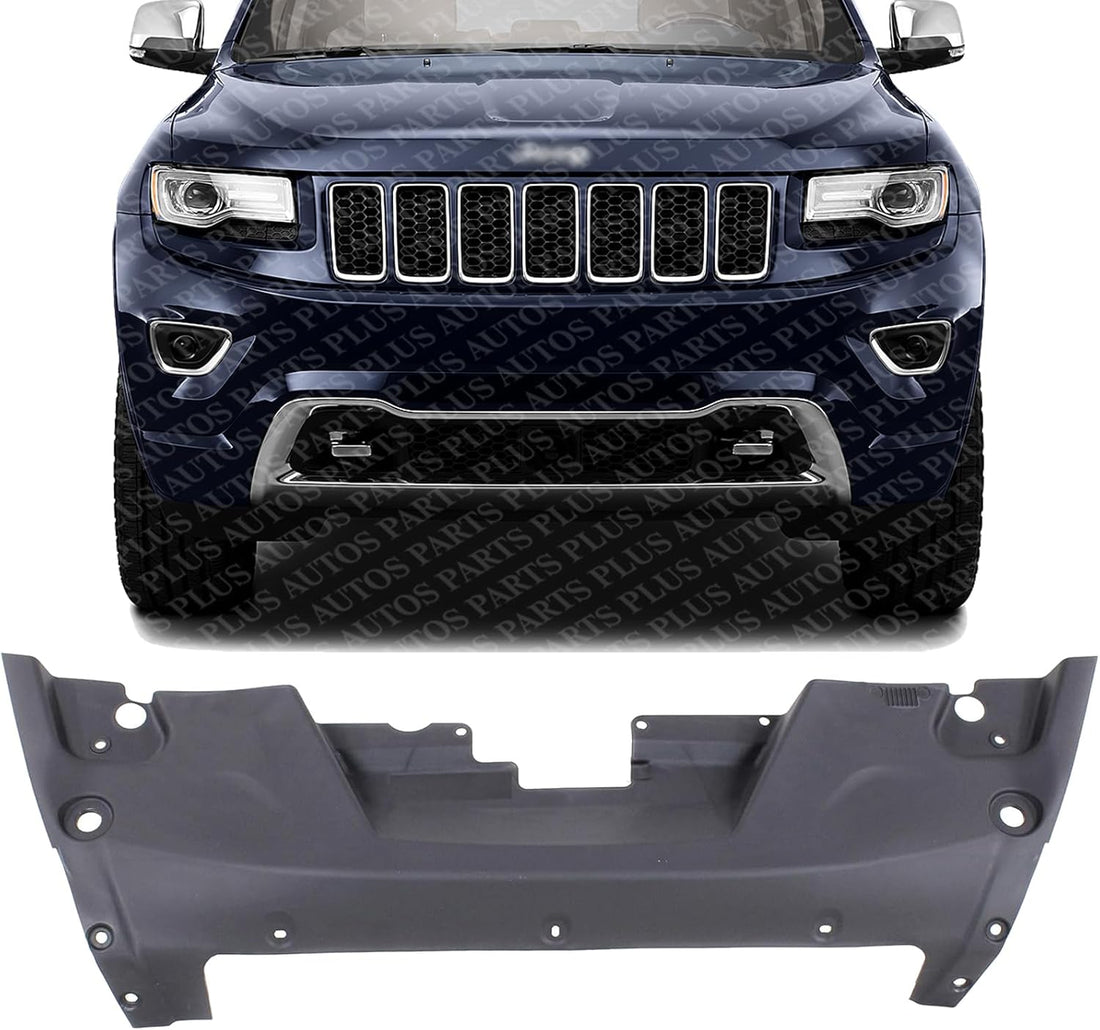 Front Radiator Support Cover Panel Plastic Direct Replacement Compatible With 2014-2018 Jeep Cherokee CH1224104 68138372AH
