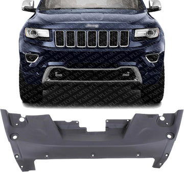 Front Radiator Support Cover Panel Plastic Direct Replacement Compatible With 2014-2018 Jeep Cherokee CH1224104 68138372AH
