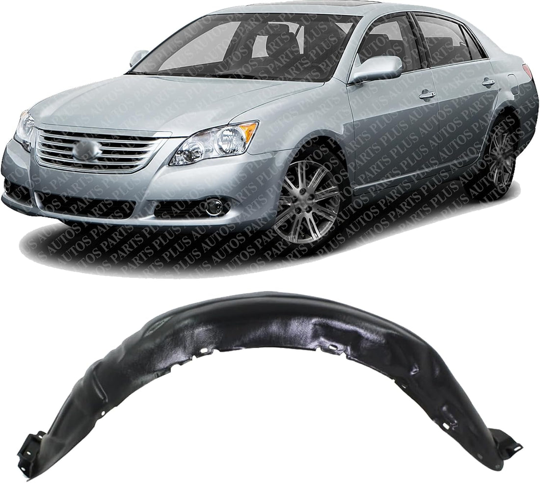 Front Fender Liner Left Driver Side Direct Replacement Compatible With 2005-2010 Toyota Avalon TO1250112 53876AC030