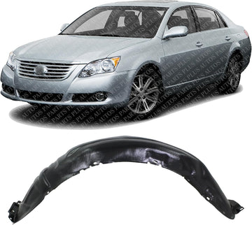 Front Fender Liner Left Driver Side Direct Replacement Compatible With 2005-2010 Toyota Avalon TO1250112 53876AC030