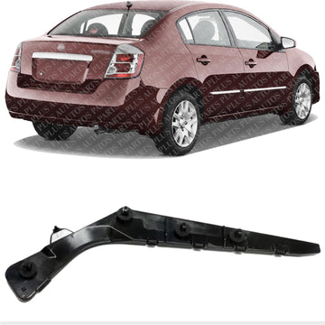 Rear Bumper Bracket Right Passenger Side Direct Replacement Compatible With 2007-2012 Nissan Sentra NI1167111 85220ET00A