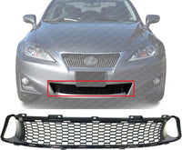 Front Bumper Grille Cover Primed Plastic Direct Replacement Compatible With 2011-2013 Lexus IS250 / IS350 LX1036118 5311353020