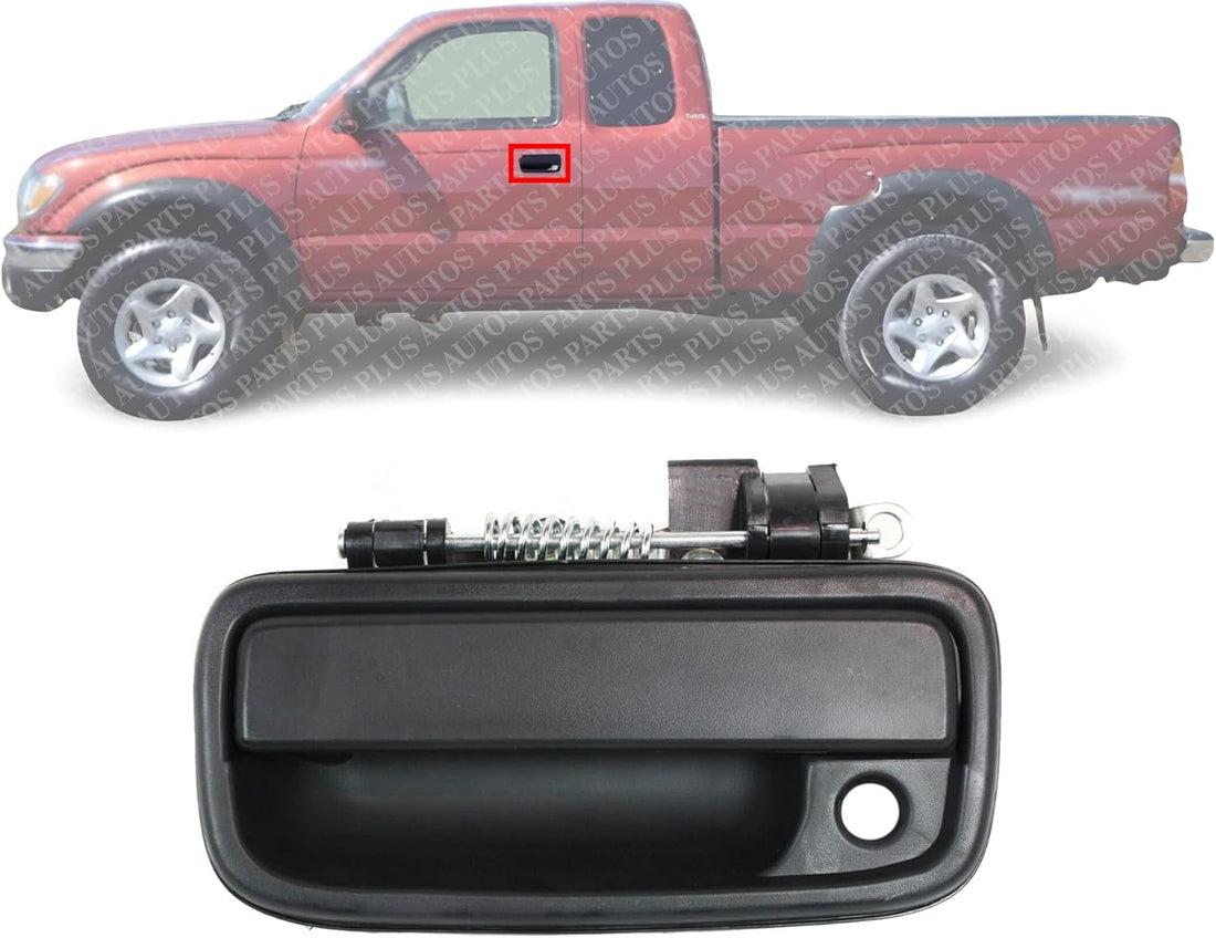 Front Exterior Door Handle Textured Left Driver Side Direct Replacement Compatible with 1995-2004 Toyota Tacoma TO1310117 6922035020