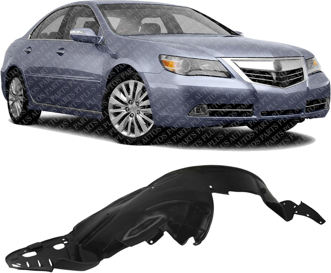 Front Fender Liner Right Passenger Side Direct Replacement Compatible With 2009-2012 Acura RL AC1249127 74101SJAE01