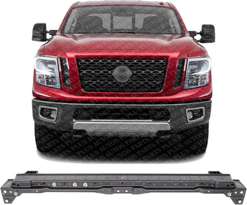 Front Radiator Upper Support Tie Bar Plastic Direct Replacement Compatible With 2016-2017 Nissan Titan NI1225252 F2510EZ4MA
