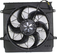 Front Radiator Single Fan Shroud Assembly Direct Replacement Compatible with 2002-2005 Jeep Liberty CH3117101 55037659AB