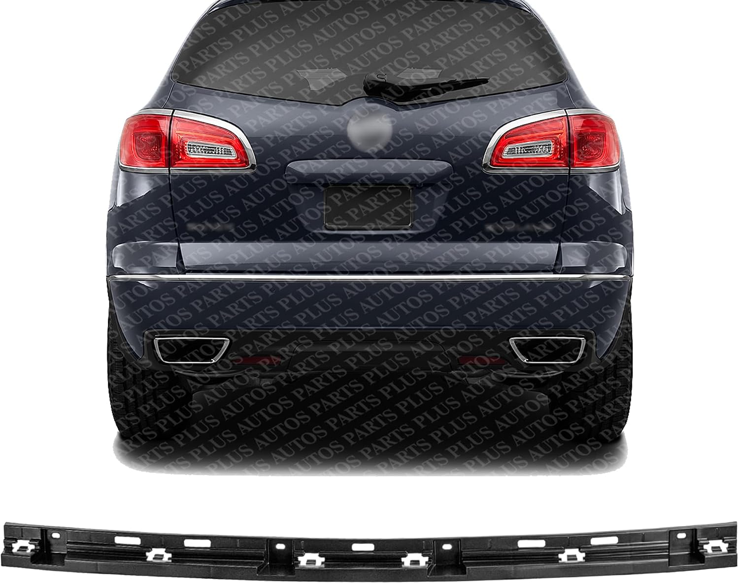 Rear Bumper Retainer Bracket Plastic Direct Replacement Compatible With 2013-2017 Buick Enclave GM1140109 23140560