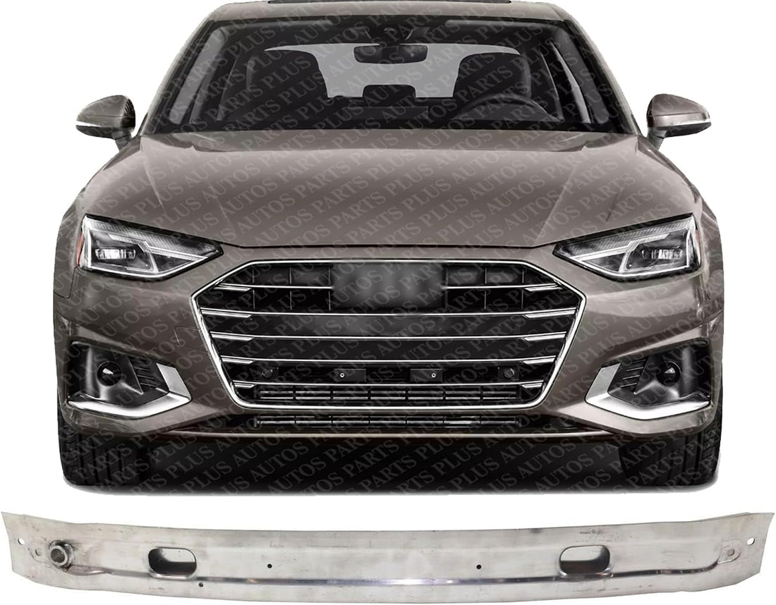 Front Bumper Reinforcement Impact Bar Aluminum Direct Replacement Compatible With 2017-2020 Audi A4 / 2018-2024 S5 / A5 / 2017-2024 S4 AU1006130 8W0807113