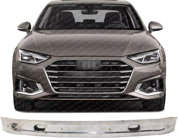 Front Bumper Reinforcement Impact Bar Aluminum Direct Replacement Compatible With 2017-2020 Audi A4 / 2018-2024 S5 / A5 / 2017-2024 S4 AU1006130 8W0807113