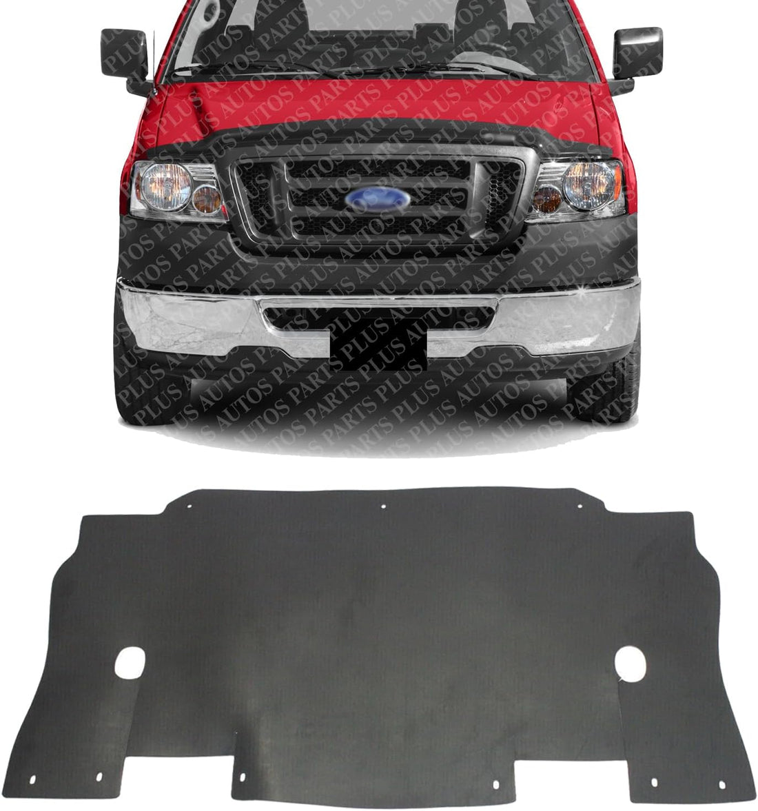 Front Engine Splash Shield Under Cover Direct Replacement Compatible with 2006-2008 Ford F-150 / Lincoln Mark LT FO1228104 6L3Z8327A