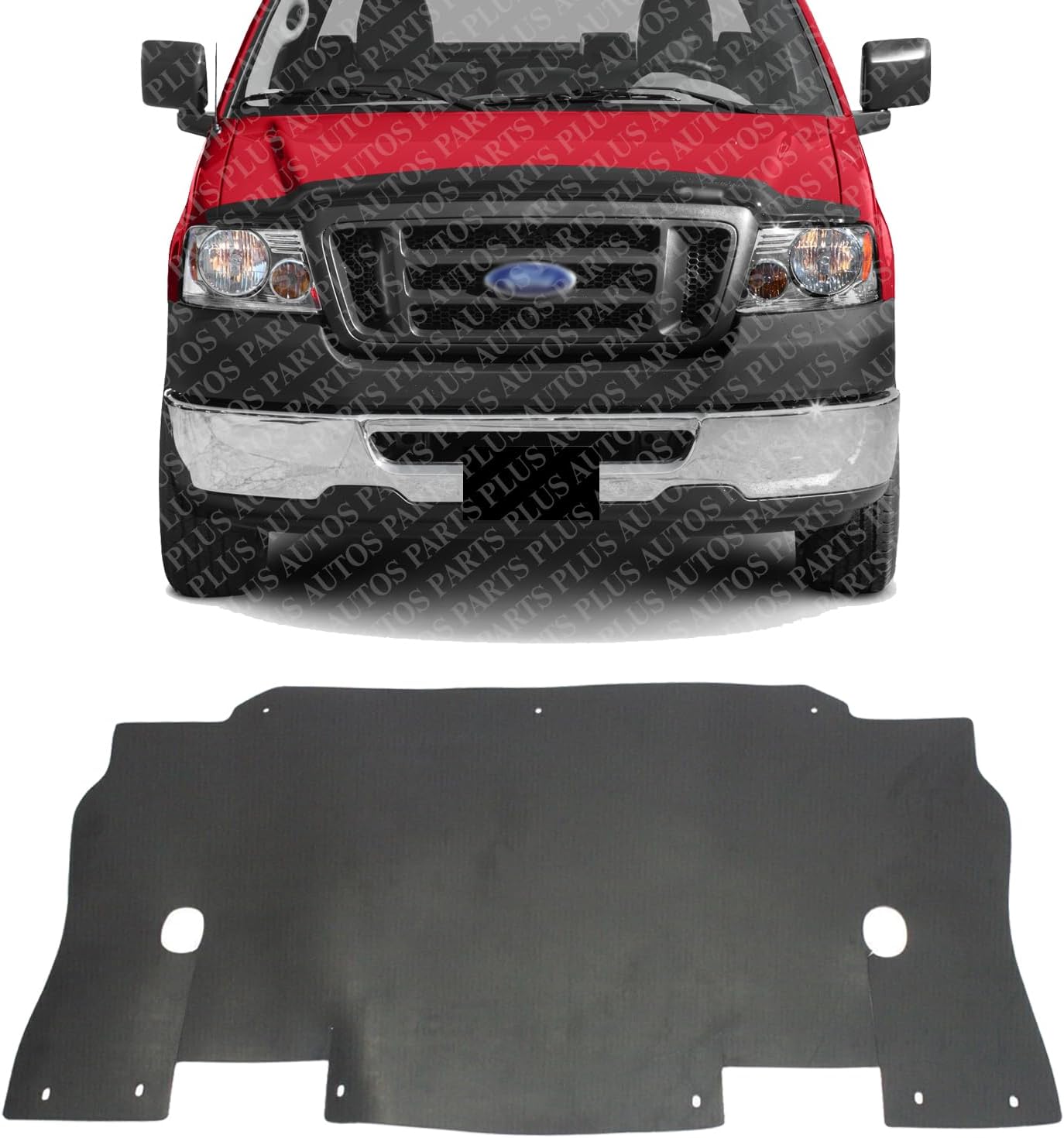 Front Engine Splash Shield Under Cover Direct Replacement Compatible with 2006-2008 Ford F-150 / Lincoln Mark LT FO1228104 6L3Z8327A